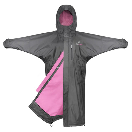 EQUIDRY Women's Thin Fleece Evolution #colour_grey-penelope-pink