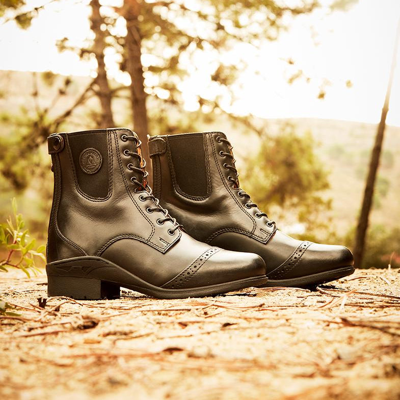 Mountain Horse Aurora Lace Paddock Boots #colour_black