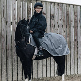 EQUIDRY Children's Thin Fleece Shortie #colour_steel-blue-blue