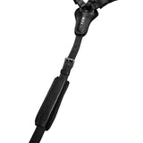 Stubben Pro-Jump Breastplate Open Martingale Fork #colour_black