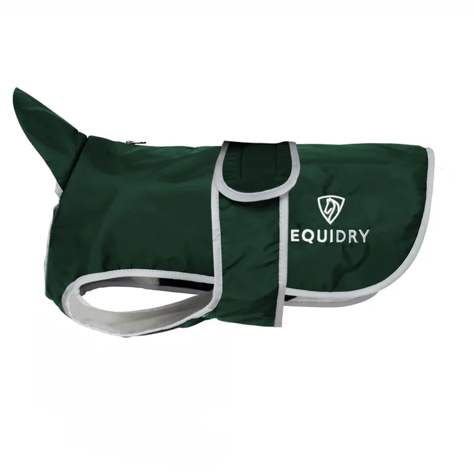 EQUIDRY Dog Coat #colour_black-forest-green-grey