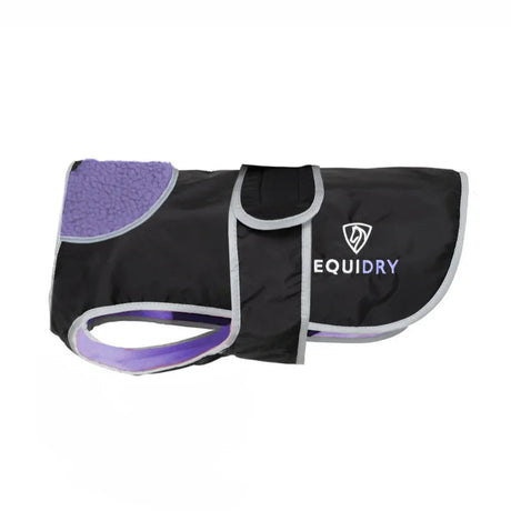 EQUIDRY Dog Coat #colour_black-lilac