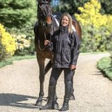 EQUIDRY Women's Shortie Mesh Lining Mac #colour_brown