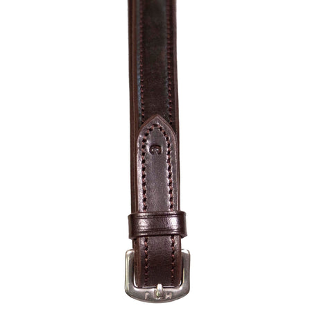 Henry James Biothane® Bio Grip Rubber Reins #colour_havana-brown