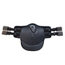 Stubben Equi-Soft® Belly Stud Girth with Cover - Black #colour_vachette-leather-ebony