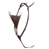 Stubben Pro-Jump Breastplate Closed Martingale Fork #colour_ebony