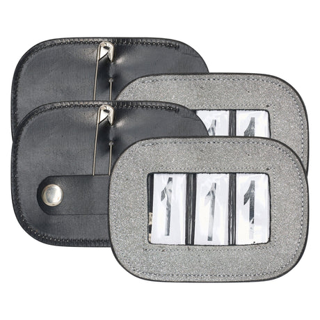 Imperial Riding Square Glitter Competition Number - Pack of 2 #colour_silver