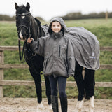 EQUIDRY Children's Thin Fleece Shortie #colour_grey-grey