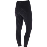 Covalliero Children's Full Grip Riding Tights #colour_black