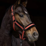Covalliero Fleece Head Collar #colour_rust