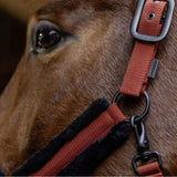 Covalliero Fleece Head Collar #colour_rust