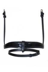 Henry James Patent Dressage Crank Noseband With White Padding