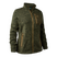 Deerhunter Sarek Ladies Knitted Jacket #colour_olive-night-melange