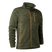 Deerhunter Sarek Men's Knitted Jacket #colour_olive-night-melange