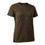 Deerhunter Logo Ladies T-shirt #colour_fallen-leaf
