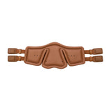 Stubben Equi-Soft® Short Saddle Girth with Cover - Tobacco #colour_vachette-leather-tobacco