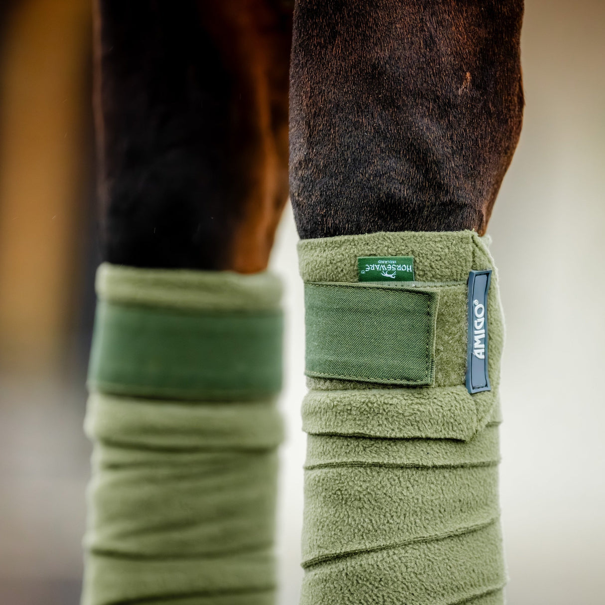Horseware Ireland Amigo Fleece Bandages #colour_bramble