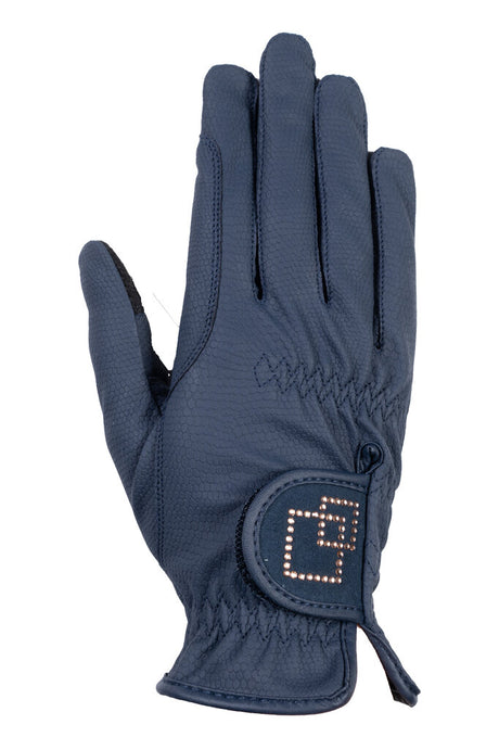 HKM Riding Gloves -Competition #colour_navy-rose