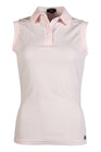 HKM Sleeveless Polo Shirt -Catherine #colour_light-rose