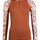 HKM Children's Functional Shirt -Essentials Flower- #colour_brown-copper