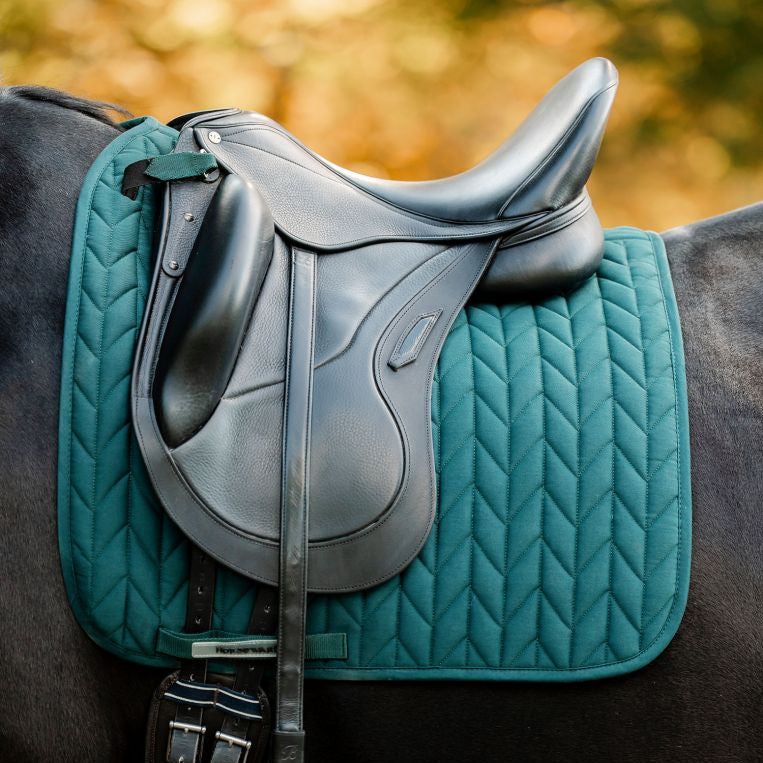 Horseware Ireland Dressage Saddle Pad #colour_dynasty-green