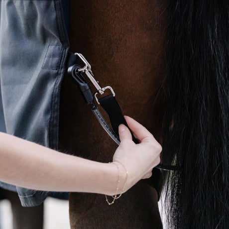 Horseware Ireland Elasticated Leg Straps #colour_black