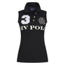 HV Polo Favouritas Sleeveless Polo Shirt #colour_black