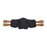 Stubben Equi-Soft® Short Saddle Girth with Cover - Tobacco #colour_neoprene-black