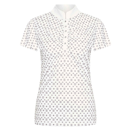 Imperial Riding Women's Roxy AOP Tech Top #colour_white-grey