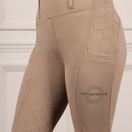 Coldstream Next Generation Oxnam Competition Riding Tights #colour_taupe