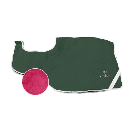 EQUIDRY Exercise Sheet Thick #colour_black-forest-green-peacock-pink