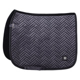 HV Polo Luxury Dressage Saddle Pad #colour_cloud-grey