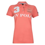 HV Polo Favouritas EQ Short Sleeve Polo Shirt - Coral Pink #colour_coral-pink