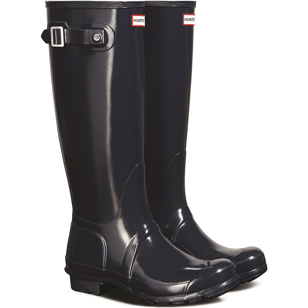 Bottes en caoutchouc Hunter Original hautes brillantes