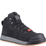 Hard Yakka 3056 Lace Zip Safety Boot #colour_black