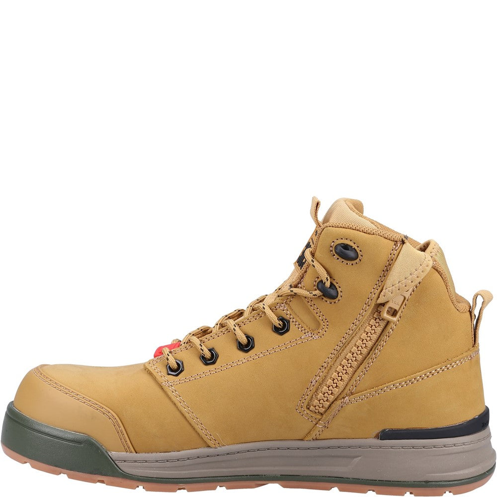 Hard Yakka 3056 Lace Zip Safety Boot #colour_wheat