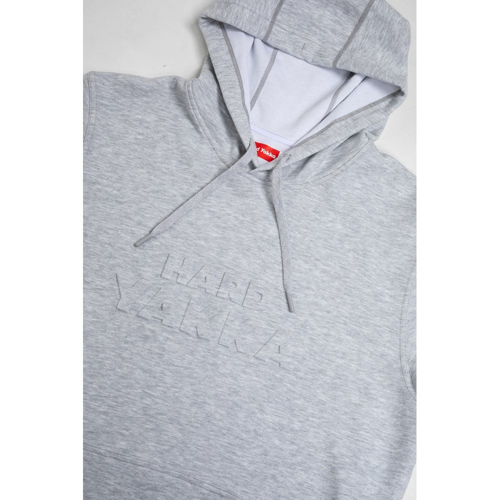 Hard Yakka Embossed Pullover Hoodie #colour_light-grey-marle