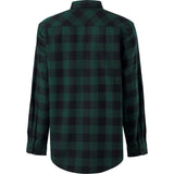 Hard Yakka Long Sleeve Check Flannel Shirt #colour_green