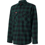 Hard Yakka Long Sleeve Check Flannel Shirt #colour_green