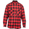 Hard Yakka Long Sleeve Check Flannel Shirt #colour_red