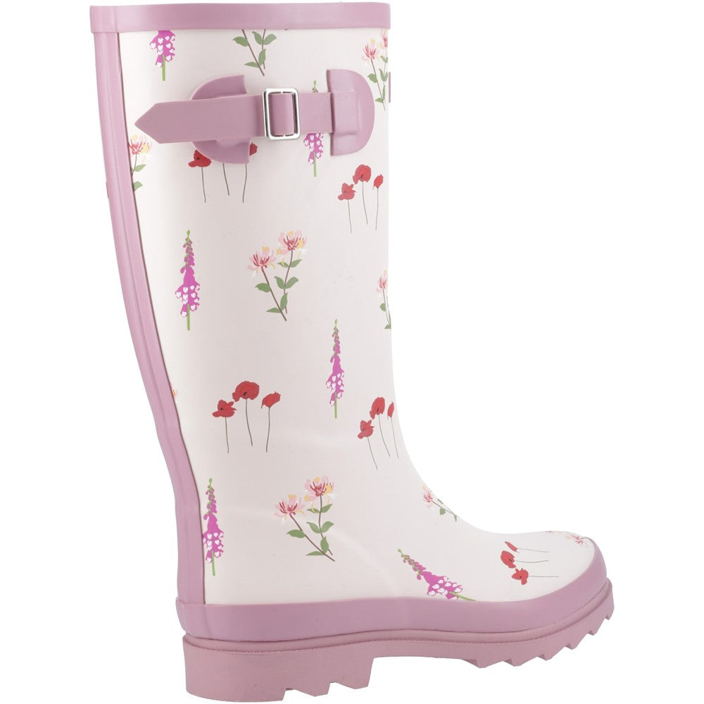 Cotswold Women Wildflower Tall Wellingtons