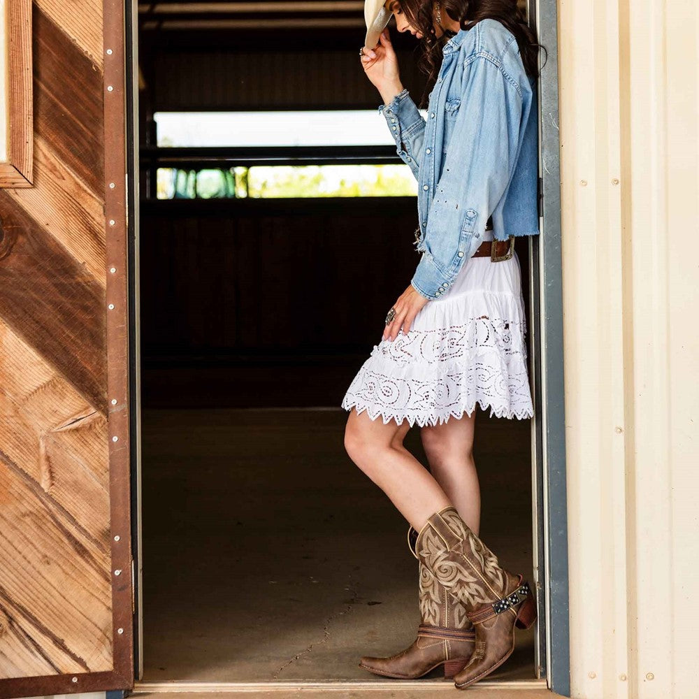 Durango Women Crush Flag Boot Ladies Mid Boot