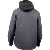 Hard Yakka Quilted Solid Shacket #colour_charcoal