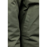 Hard Yakka Quilted Solid Shacket #colour_military-green