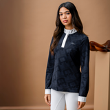 Alessandro Albanese Alcina Long Sleeve Show Shirt #colour_core-charcoal