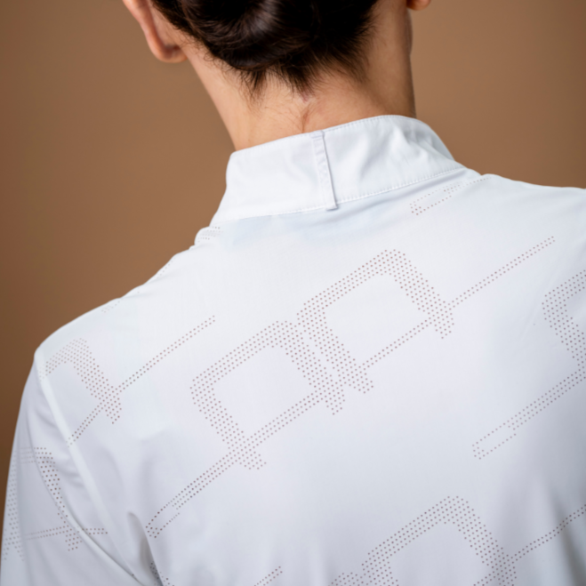 Alessandro Albanese Elena Short Sleeve Show Shirt #colour_core-white