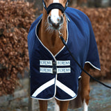 Ferdia Equine High King 200g 840D Navy Plain Weave Turnout Rug Plus ++