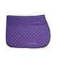 Mackey Equisential Cotton Saddlecloth #colour_purple-navy