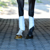 Weatherbeeta Tough-Tec Mesh Brushing Boots #colour_white-white