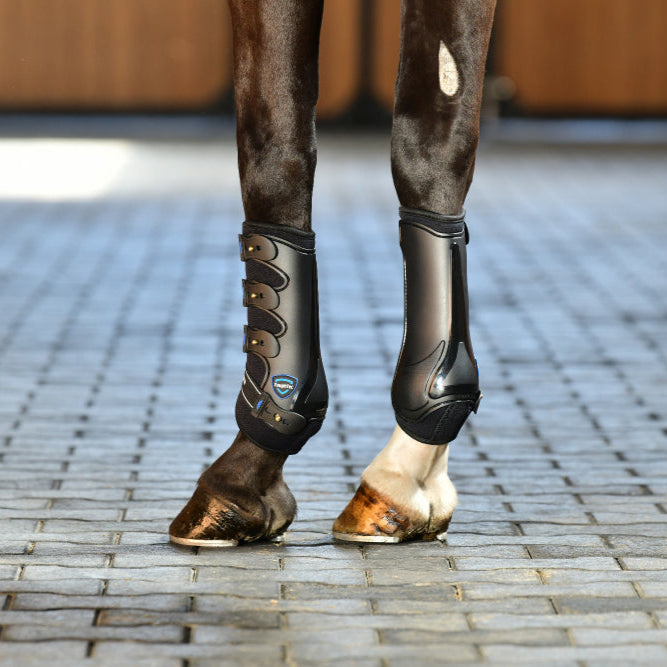 Weatherbeeta Tough-Tec Hard Shell Dressage Boots #colour_black